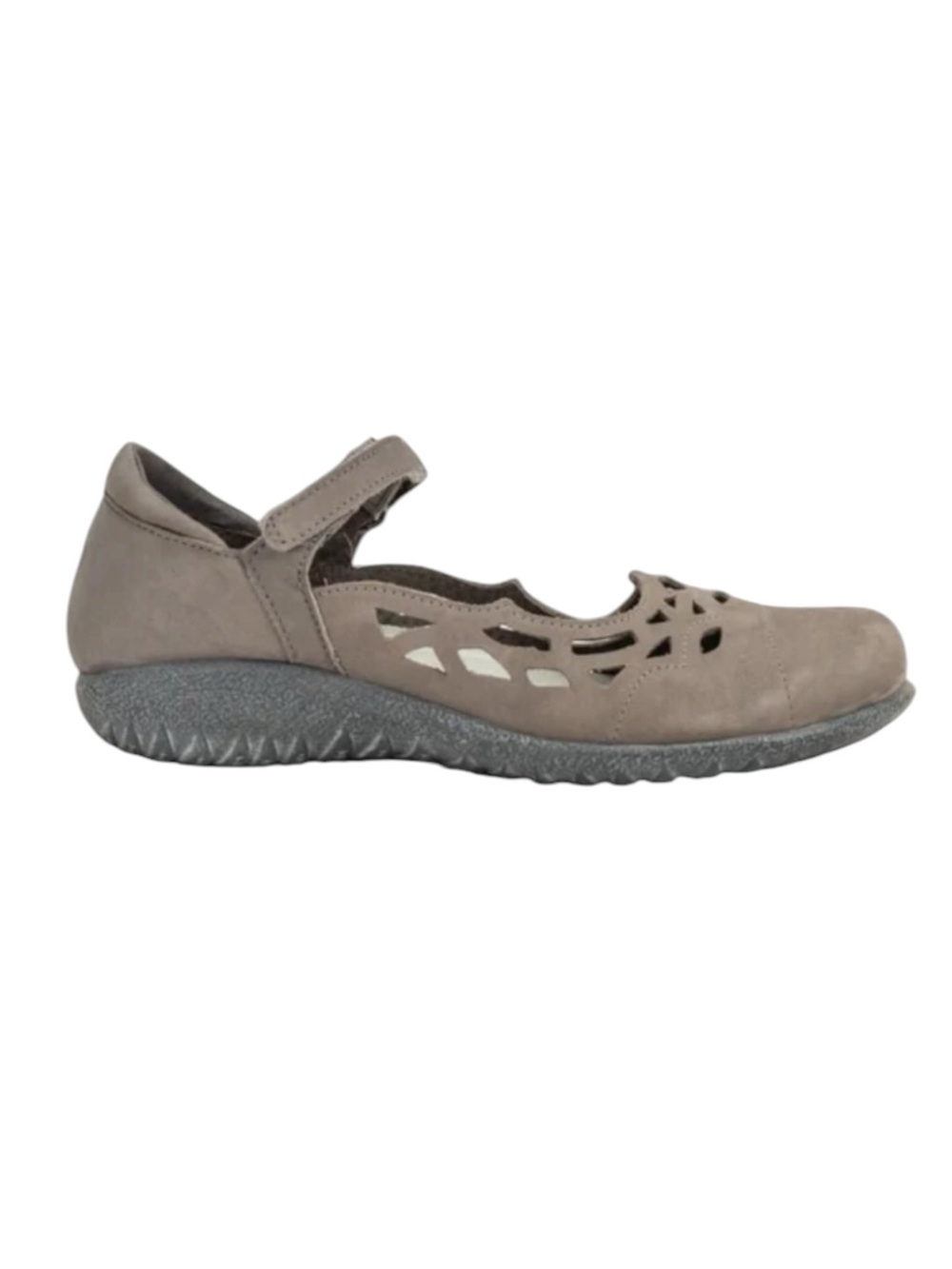 Naot Agathis Smoke Gray Nubuck Mary Jane NEW Size EU 38